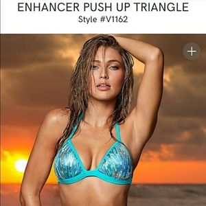 Venus Aqua Sequin Bikini Top